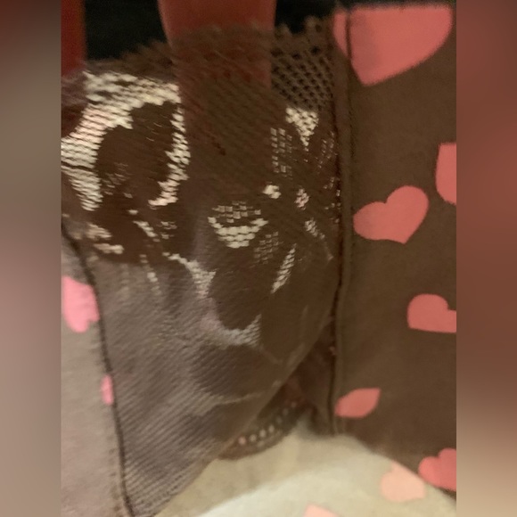 Victoria’s Secret Pink XL No Show Hipster Panties Underwear Iced Coffee Heart - Picture 5 of 5